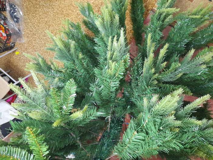 Фотография покупателя товара Искусственная ёлка «Зимнее волшебство. Элит», 210 см, d нижнего яруса 140 см, 1356 смешанных веток шарнирные - Фото 112