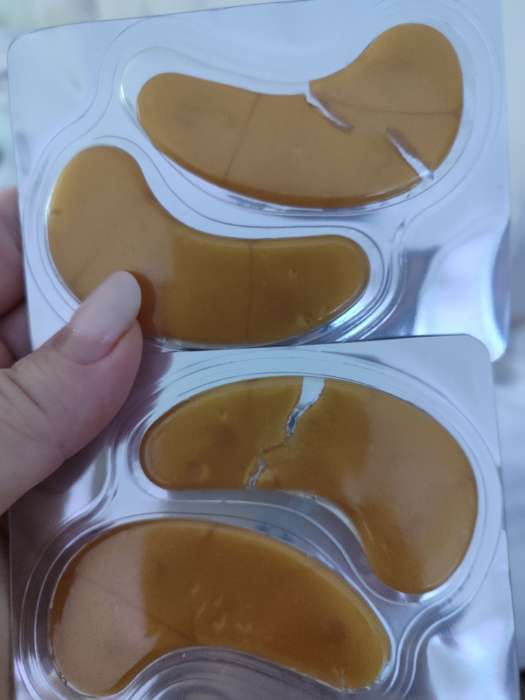 Фотография покупателя товара УЦЕНКА Патч гидрогелевый коллагеновый биозолото для глаз - Фото 3