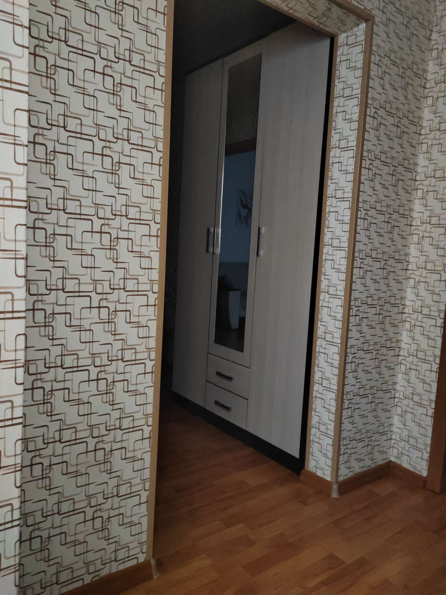 Фотография покупателя товара Шкаф прямой трёхстворчатый «Трио», 2 ящика, 1200×482×2200 мм, цвет венге/лоредо - Фото 1