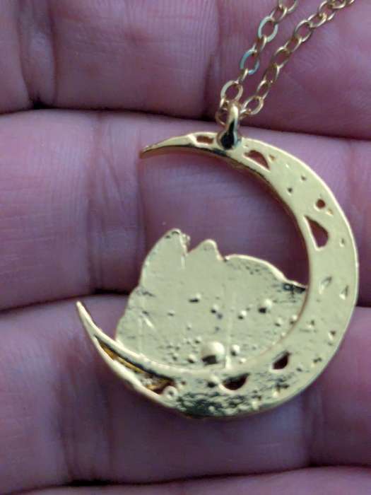 Фотография покупателя товара Кулон «Зайчик», металл, длина цепочки 45 см - Фото 3