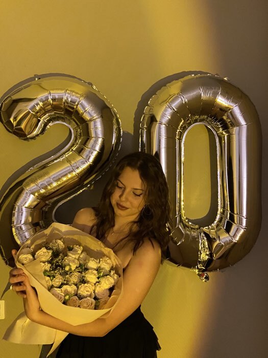 Фотография покупателя товара Воздушный шар фольгированный 40" «Цифра 2» - Фото 1