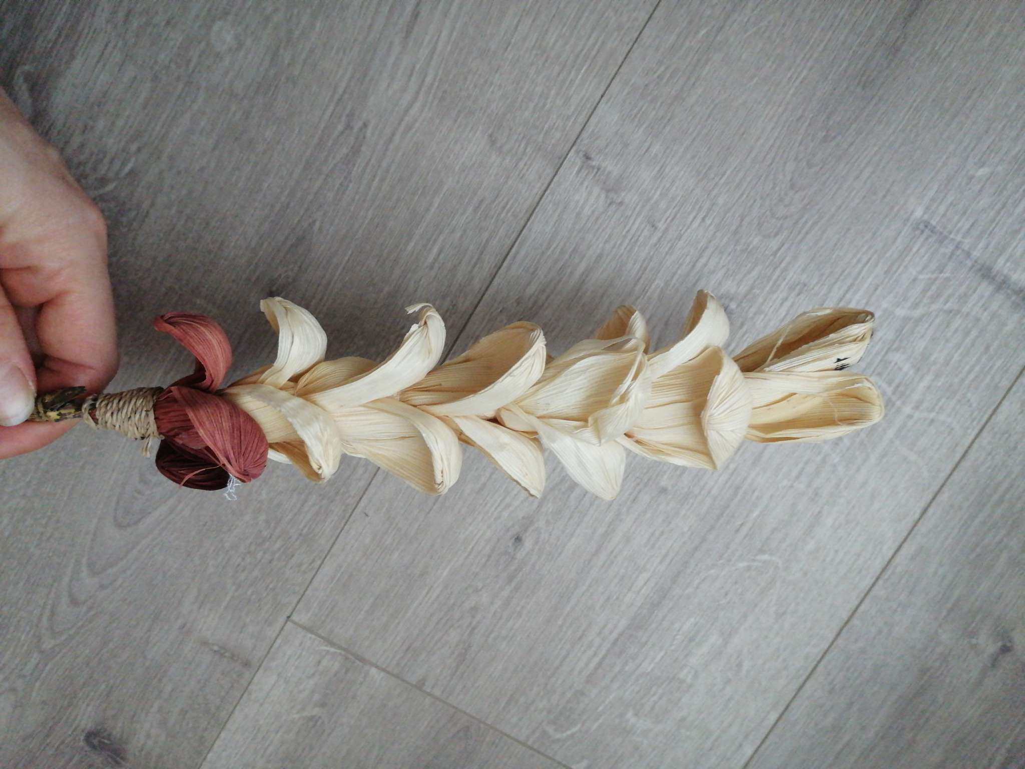 Фотография покупателя товара Сухоцвет на бамбуковом стебле, 150 см, белый - Фото 21