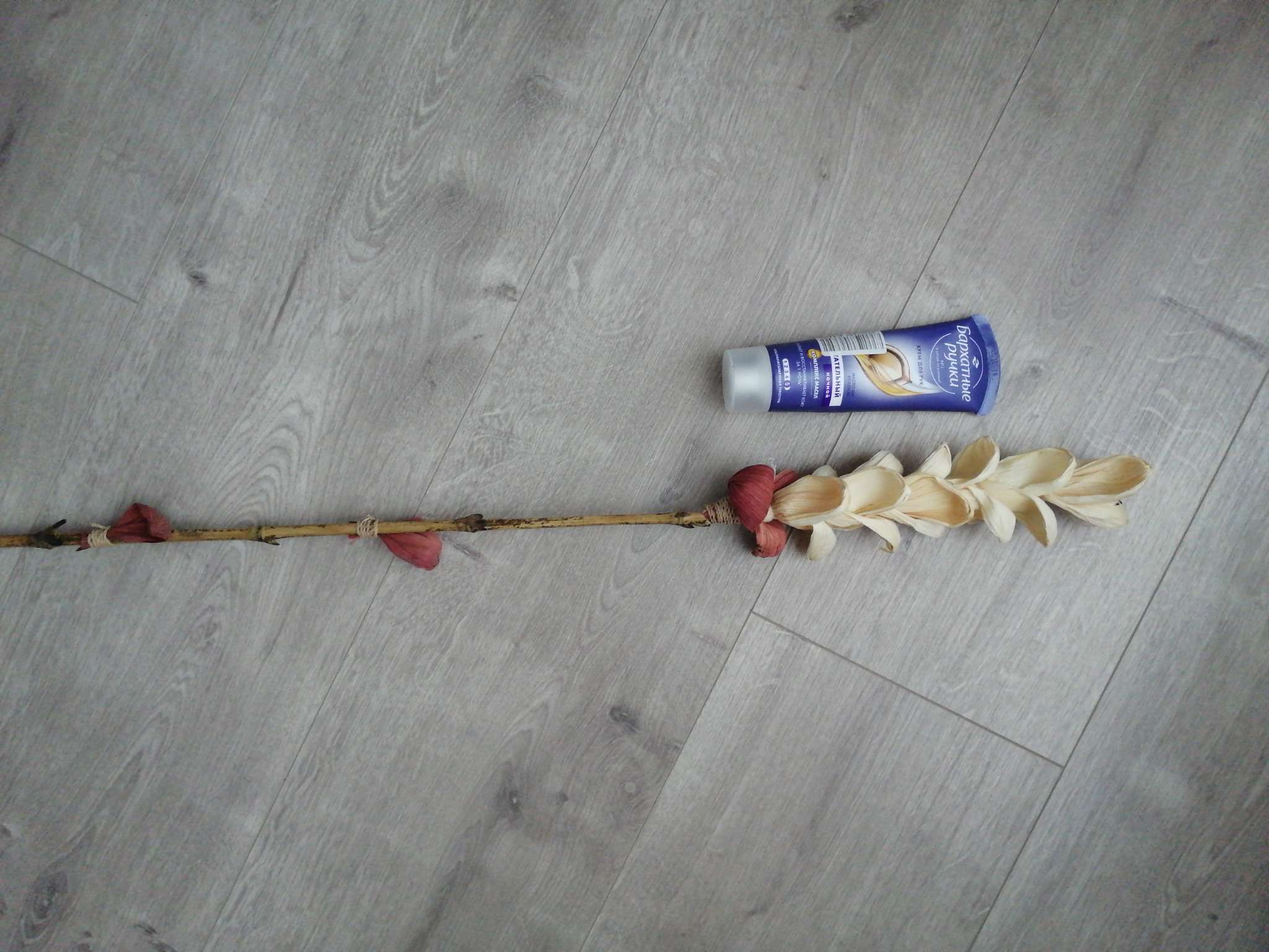 Фотография покупателя товара Сухоцвет на бамбуковом стебле, 150 см, белый - Фото 20