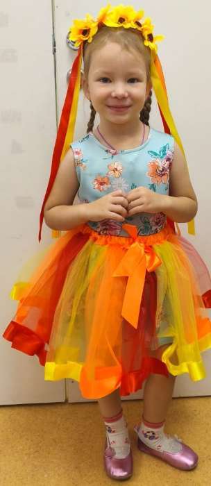 Фотография покупателя товара Карнавальный набор «Солнечный лучик», ободок, юбка - Фото 1