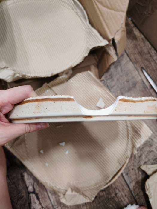 Фотография покупателя товара Тарелка с бортиком Magistro Organic brown, d=28.2 см, фарфор, бежевая - Фото 7