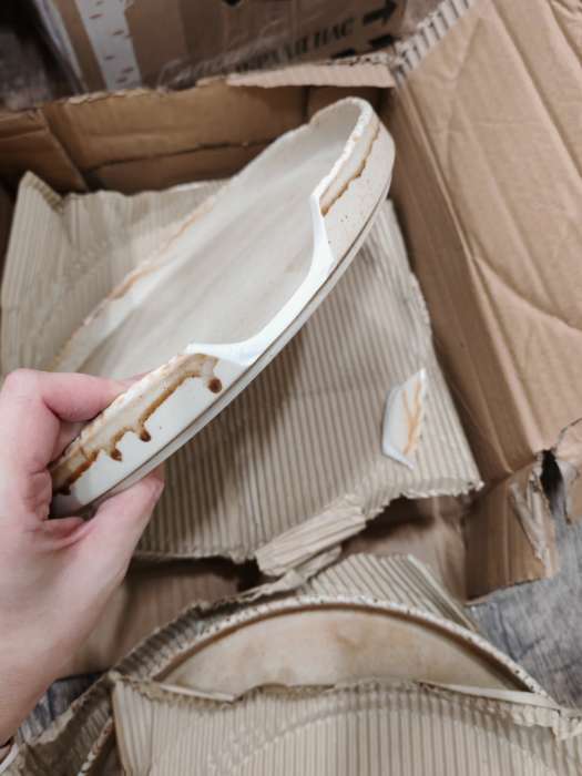 Фотография покупателя товара Тарелка с бортиком Magistro Organic brown, d=28.2 см, фарфор, бежевая - Фото 9