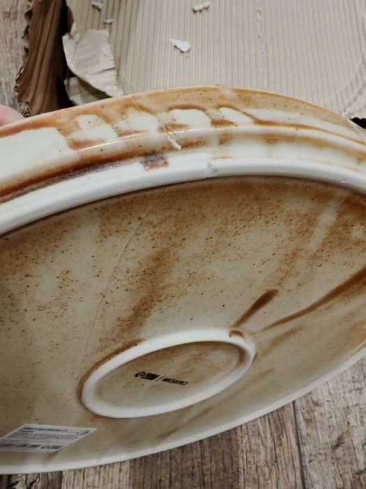 Фотография покупателя товара Тарелка с бортиком Magistro Organic brown, d=28.2 см, фарфор, бежевая - Фото 10