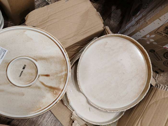 Фотография покупателя товара Тарелка с бортиком Magistro Organic brown, d=28.2 см, фарфор, бежевая - Фото 12