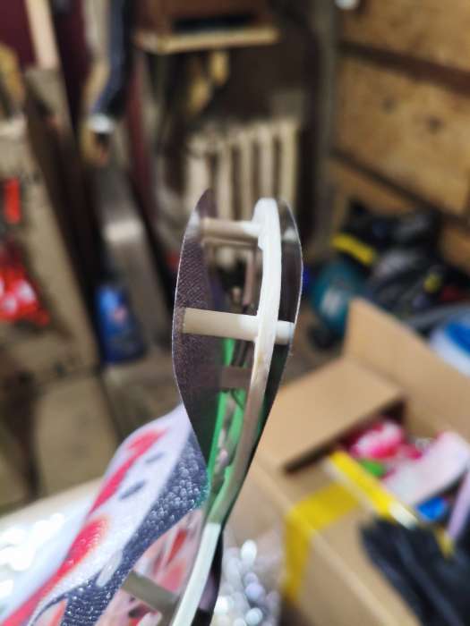 Фотография покупателя товара Светодиодная фигура «Снеговик» 23×43 см, пластик, 220 В, свечение мульти (RG/RB) - Фото 7