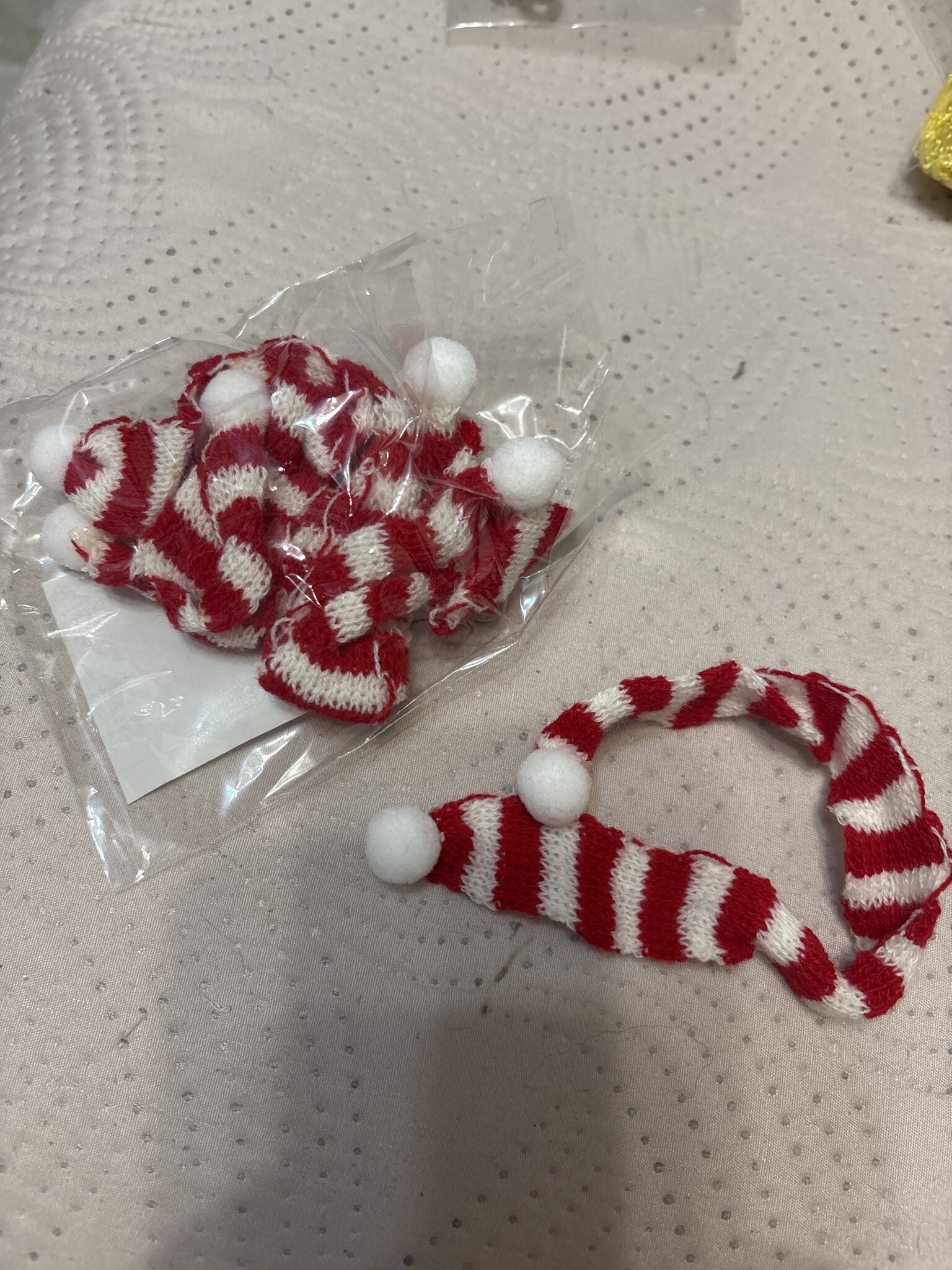 Фотография покупателя товара Шарфик для игрушек вязаный «Зимний вечер», набор 5 шт., размер 1 шт. — 27×2 см - Фото 2