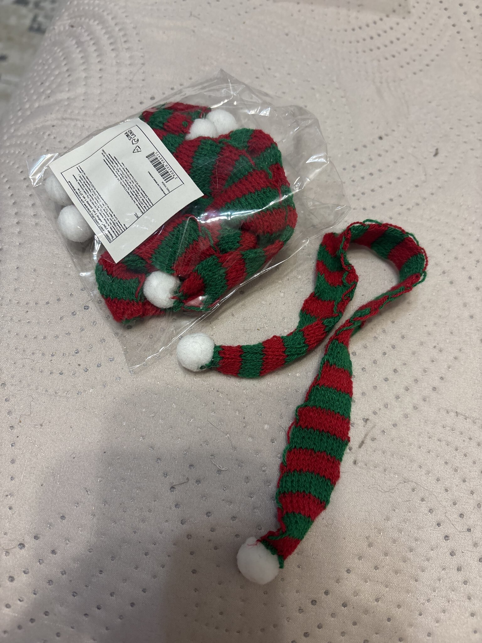 Фотография покупателя товара Шарфик для игрушек вязаный «Зимний вечер», набор 5 шт., размер 1 шт. — 27×2 см - Фото 1