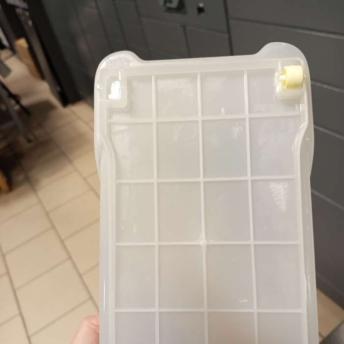 Фотография покупателя товара Контейнер для хранения Альт-Пласт, 10 л, пластик, 46×16×23.5 см, на колесиках, прозрачный - Фото 17