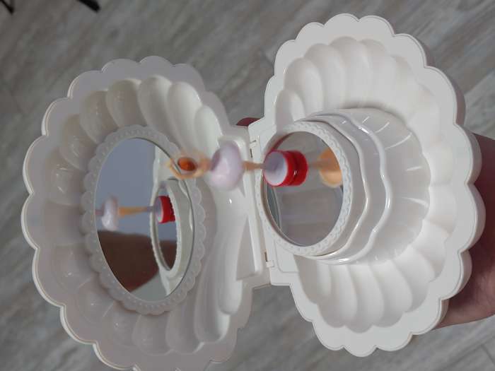 Фотография покупателя товара Шкатулка музыкальная механическая «Белая ракушка», пластик, 7.5×15.5×12 см - Фото 3