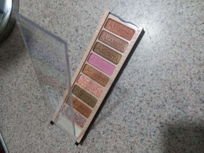 Фотография покупателя товара Палетка теней для век с шиммером, микс - Фото 1