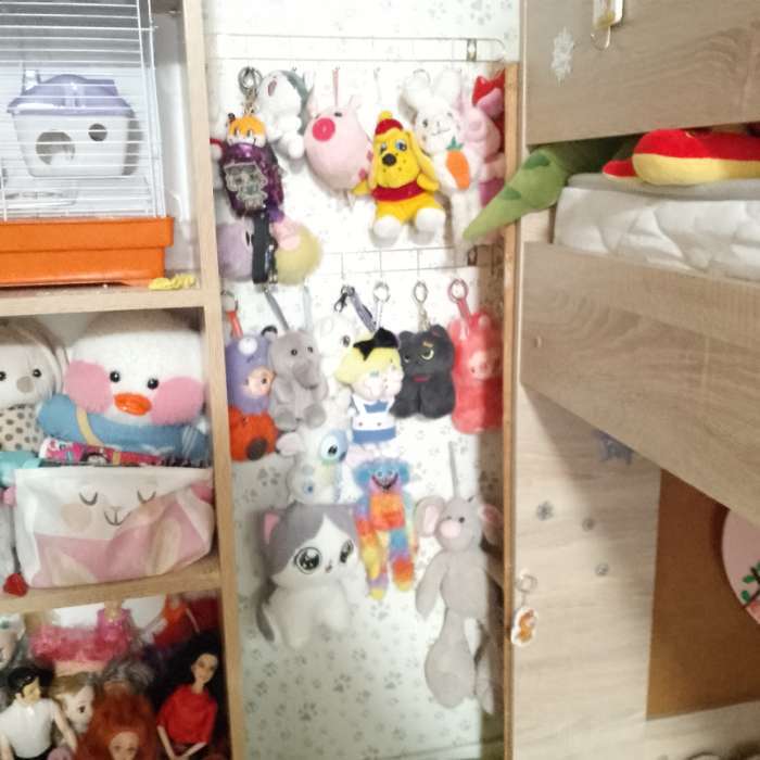 Фотография покупателя товара Вешалка настенная Доляна «Лайт», 8 крючков, 43×5×3 см, золотая - Фото 1