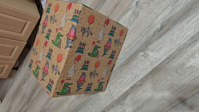 Фотография покупателя товара Бумага упаковочная крафтовая «Звёзды», 1 лист, 70×100 см - Фото 1