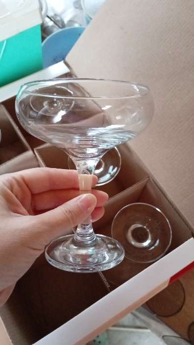 Фотография покупателя товара Бокалы для шампанского Bistro, 280 мл, набор 6 шт., стекло, прозрачные - Фото 1