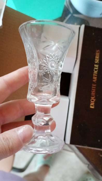 Фотография покупателя товара Рюмки Доляна «Ледяная звезда», 40 мл, 10.5×5 см, набор 6 шт., стекло, прозрачные - Фото 1