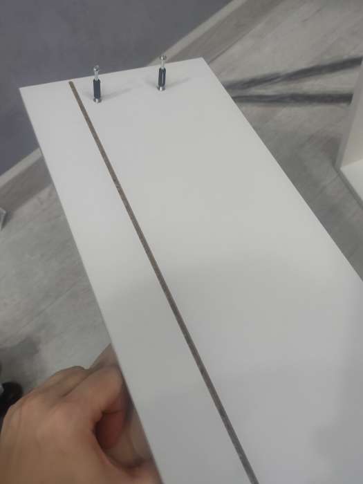 Фотография покупателя товара Комод напольный «Норд», 2 двери, 4 ящика, 1600×450×900 мм, цвет белый глянец/белый - Фото 9