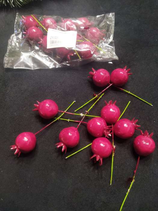 Фотография покупателя товара Топпер для творчества TAKE IT EASY «Гранат», набор 10 шт., в цветы, в кашпо, 4×3 см - Фото 3