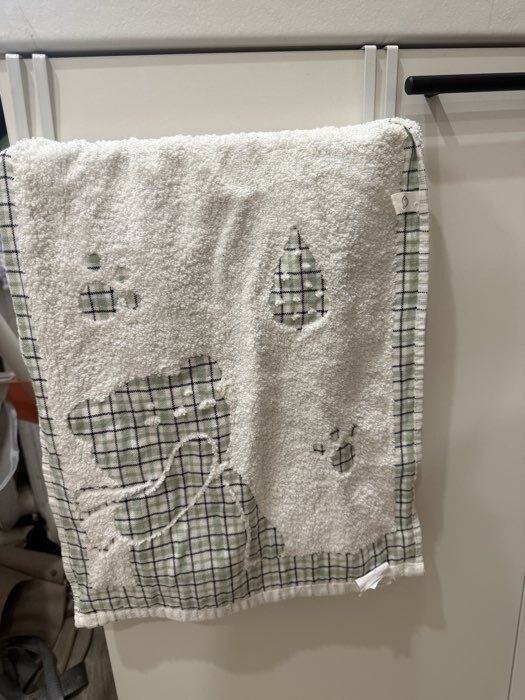 Фотография покупателя товара Держатель для полотенец на дверцу, белый - Фото 1