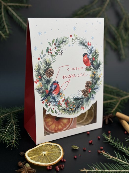 Фотография покупателя товара Коробка подарочная новогодняя складная «Праздник к нам приходит», 15×7×22 см, Новый год - Фото 3