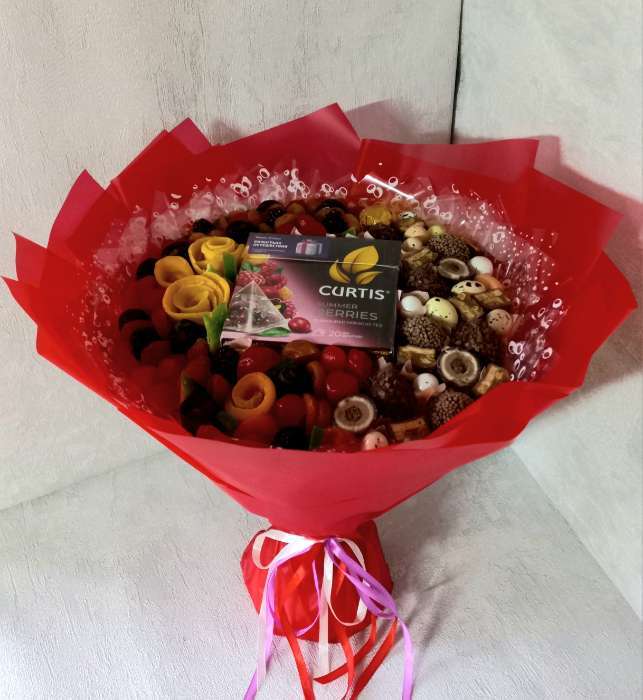 Фотография покупателя товара Атласная лента, набор 5 шт., 6 мм, 23±1 м, красная, бордовая - Фото 2