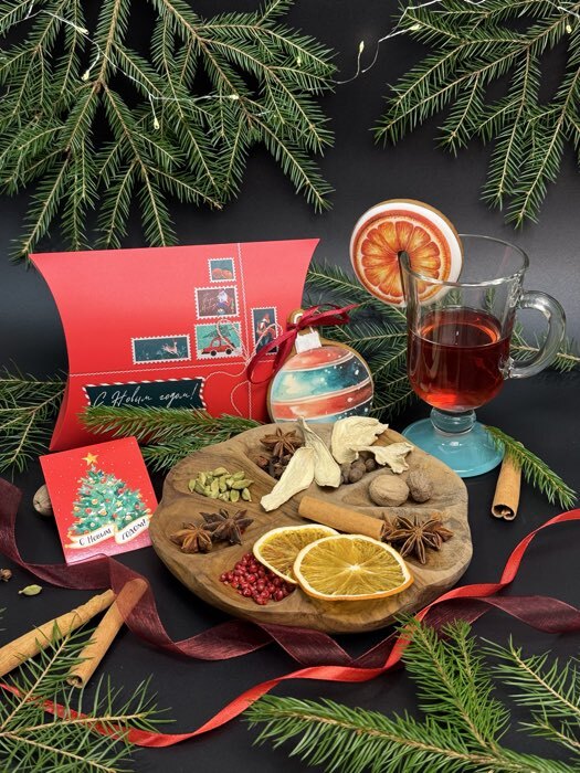 Фотография покупателя товара Открытка-комплимент «С Новым годом!», 8×6 см - Фото 3