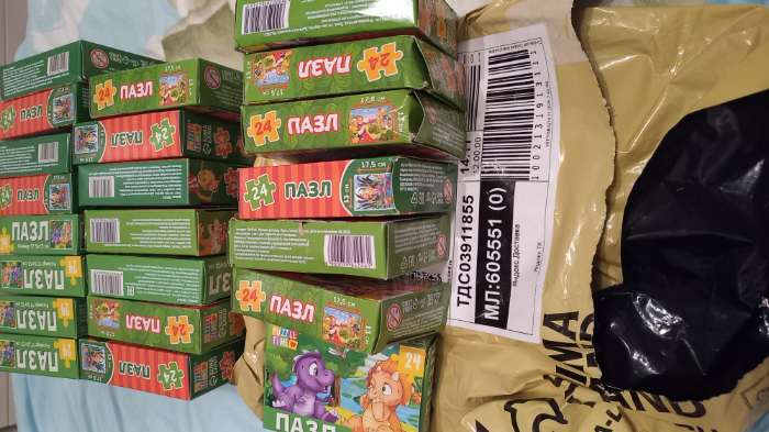 Фотография покупателя товара Пазл детские сказки «Буратино», 24 элемента - Фото 30