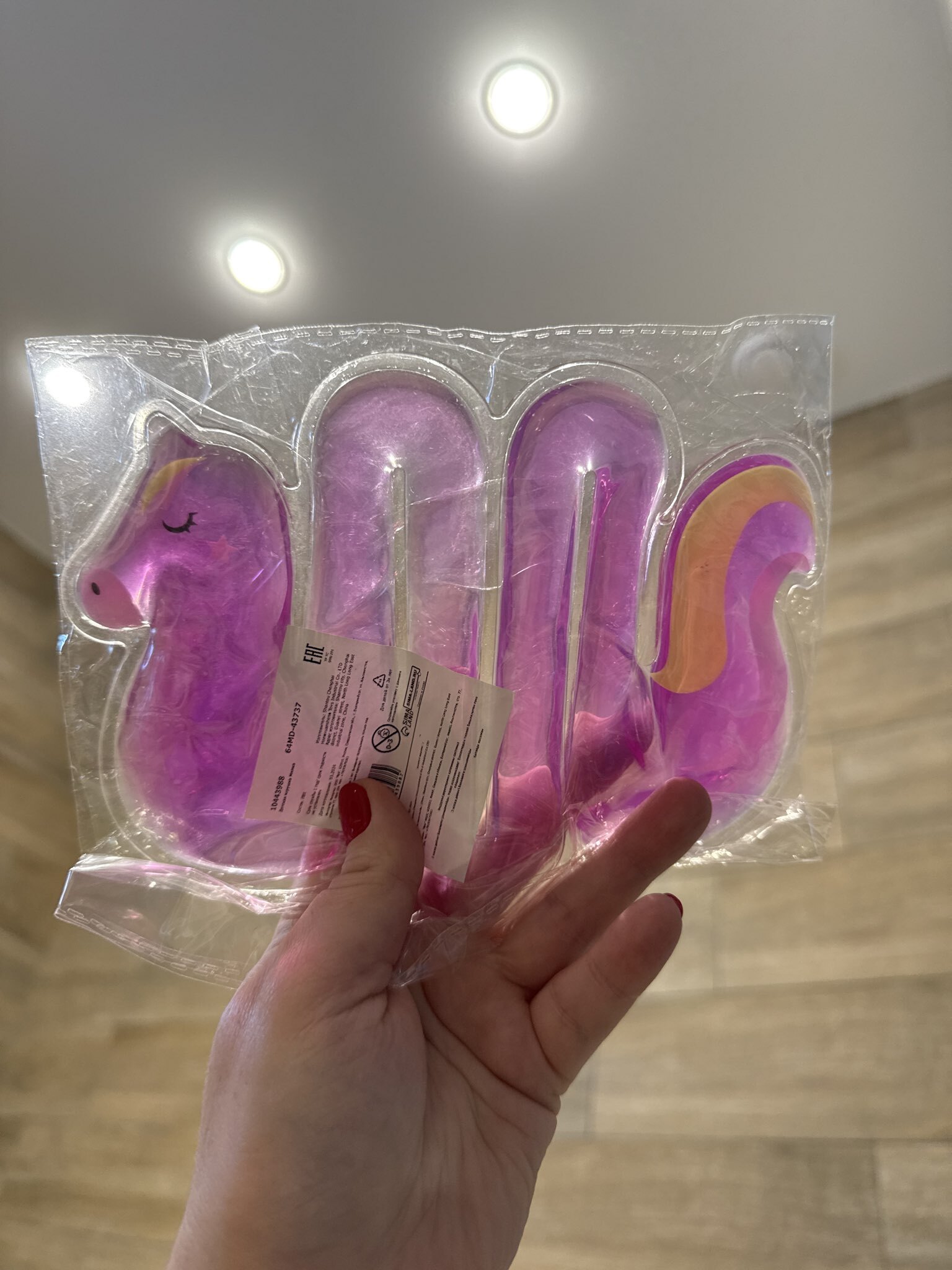 Фотография покупателя товара Антистресс игрушка - мялка «Единорог», МИКС - Фото 5