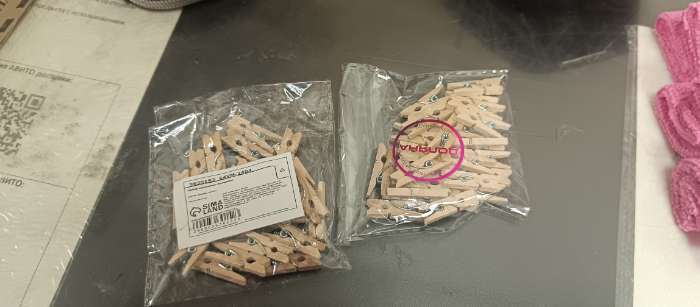 Фотография покупателя товара Прищепки для белья Доляна, деревянные, 2.5×0.7×0.3 см, 24 шт. - Фото 14