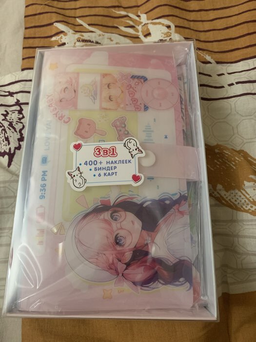 Фотография покупателя товара Набор коллекционера 3в1 «Аниме», карточки, биндер, наклейки - Фото 1