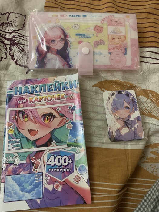 Фотография покупателя товара Набор коллекционера 3в1 «Аниме», карточки, биндер, наклейки - Фото 2