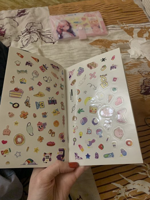 Фотография покупателя товара Набор коллекционера 3в1 «Аниме», карточки, биндер, наклейки - Фото 5