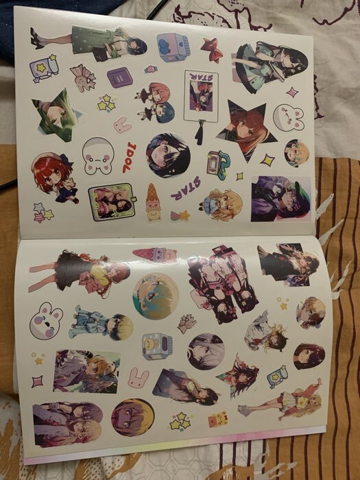 Фотография покупателя товара Альбом наклеек «Обклей всё классными стикерами!», Аниме - Фото 1