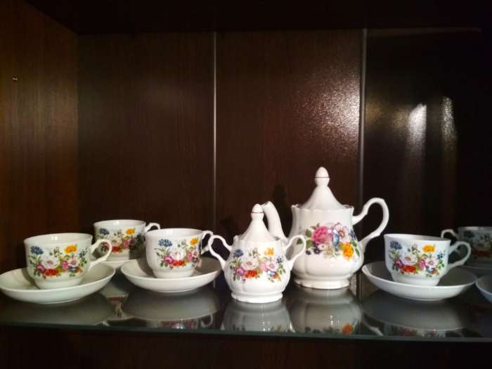 Фотография покупателя товара Набор столовой посуды «Букет цветов», 34 предмета