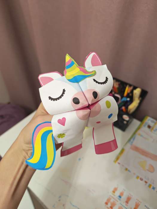 Фотография покупателя товара Книга - оригами «Для девочек», 28 стр., 10 фигурок - Фото 1