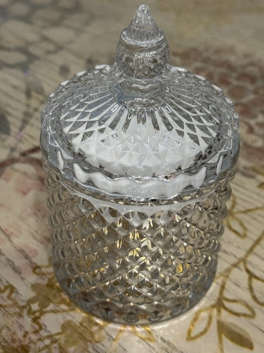 Фотография покупателя товара Сахарница Доляна «Рапунцель», 280 мл, 8.5×14 см, стекло - Фото 1