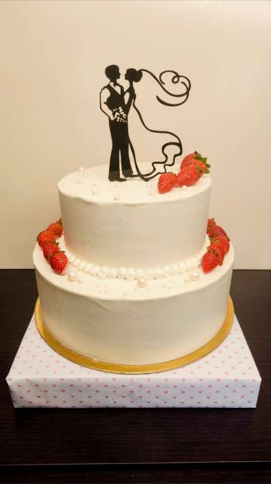 Фотография покупателя товара Топпер для торта «Любовь навсегда», 13×18 см, пластик, цвет золотистый - Фото 1