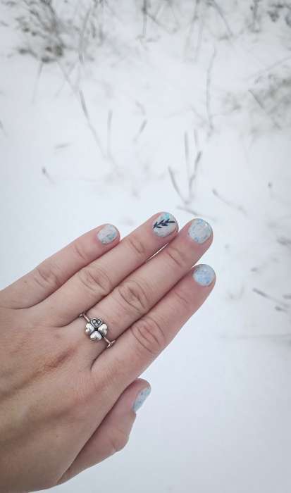 Фотография покупателя товара Гель лак для ногтей, молочный, с поталью, трехфазный, 8 мл, LED/UV, белый, красный (12) - Фото 1