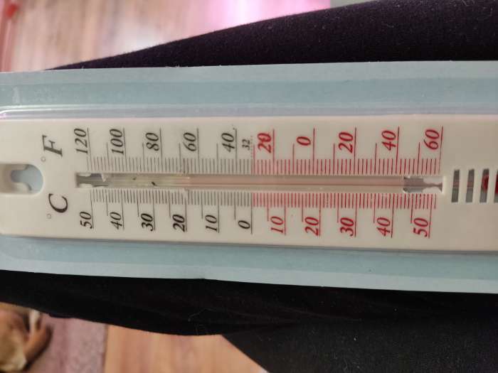 Фотография покупателя товара Пластиковый термометр «Модерн», в блистере, от -50 до +50 - Фото 4