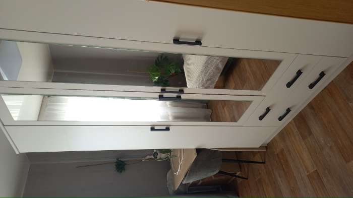 Фотография покупателя товара Шкаф четырехстворчатый «Квадро», 1600×487×2200 мм, цвет белый - Фото 146