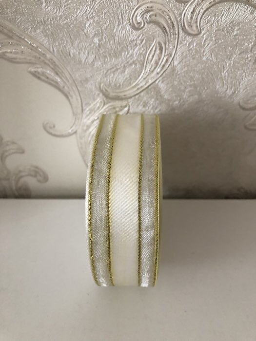 Фотография покупателя товара Лента декоративная, капроновая/атласная, с люрексом, 25 мм, 18±1 м, розовая - Фото 5