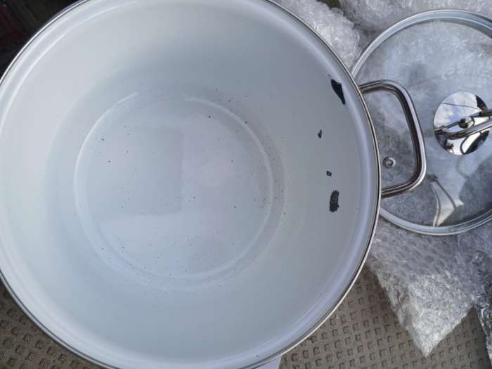 Фотография покупателя товара Набор эмалированных кастрюль Iseberg, 3 предмета: 2 л, 3 л, 4 л, индукция - Фото 6