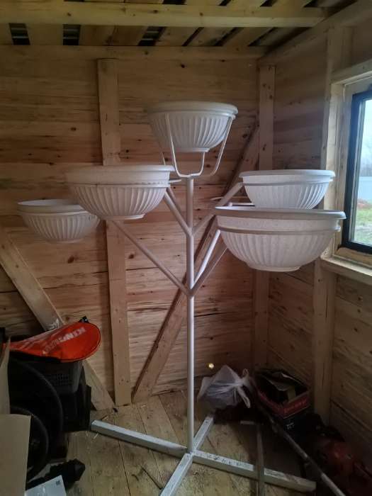 Фотография покупателя товара Кашпо-миска для цветов IDEA «Ливия», 11.5 л, d=40 см, мраморное - Фото 2