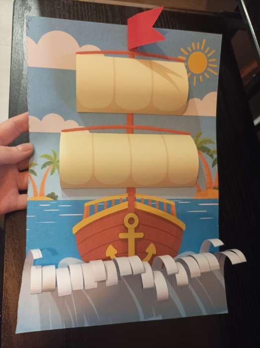 Фотография покупателя товара Поделки из бумаги «Для мальчиков», 11 аппликаций - Фото 8