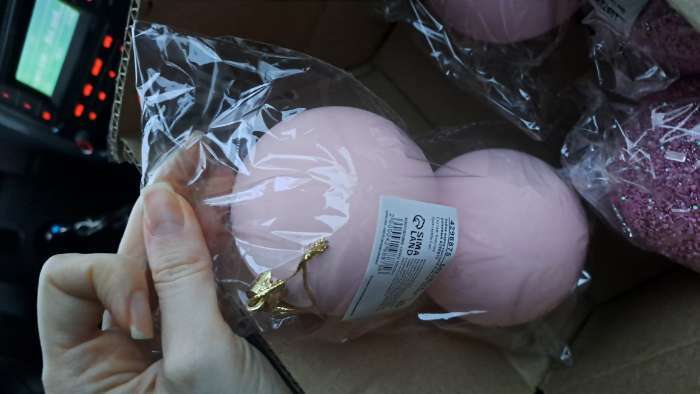 Фотография покупателя товара Ёлочные игрушки «Матовый», шары новогодние, d=8 см, набор 2 шт., фиолетовый - Фото 1