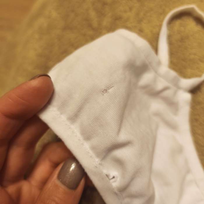 Фотография покупателя товара Топ бельевой для девочки, на тонких бретелях, белый, рост 134-140 см - Фото 6