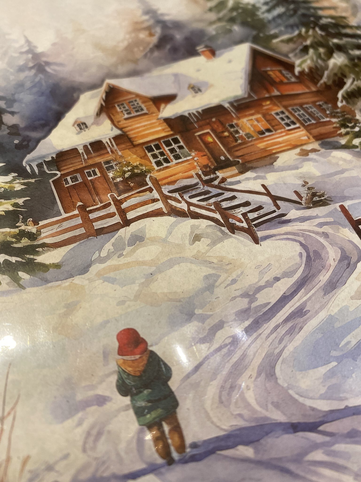 Фотография покупателя товара Пакет подарочный новогодний крафтовый «Счастье», M 26×30×9 см - Фото 5