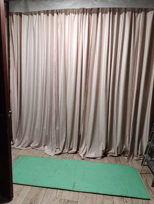 Фотография покупателя товара Штора портьерная «Этель», 170×270 см, валенсия белое золото - Фото 1